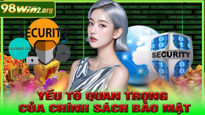 Yếu tố quan trọng của chính sách bảo mật